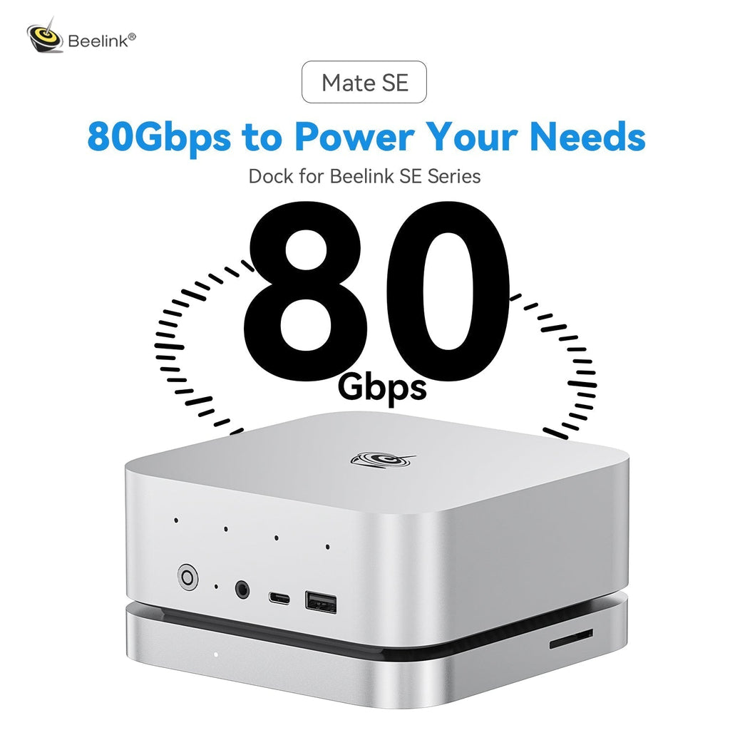 Beelink Mate SE 80Gbps Dock for SER8、SER9 Pro/Max and SER10 Max
