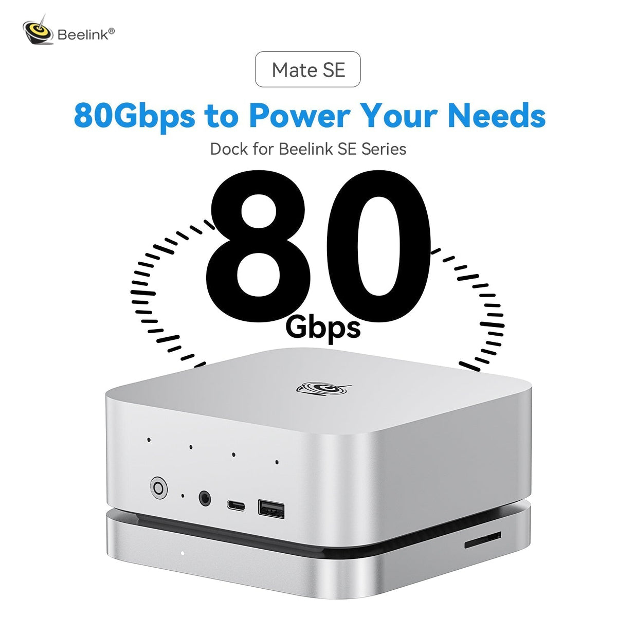 Beelink Mate SE 80Gbps Dock for SER8、SER9 Pro/Max and SER10 Max