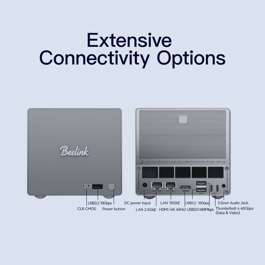 Beelink ME Pro 2-Bay  AI NAS Mini PC  Intel® Wildcat Lake 304 - Image 26