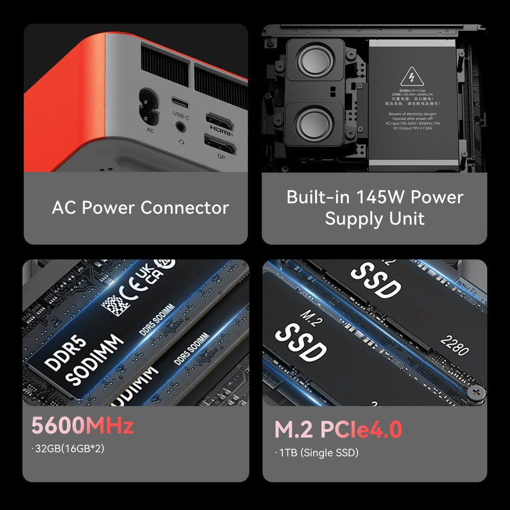 Beelink GTi14 Ultra AI PC Intel® Core™ Ultra 9 185H (OpenClaw Pre-Installed)
