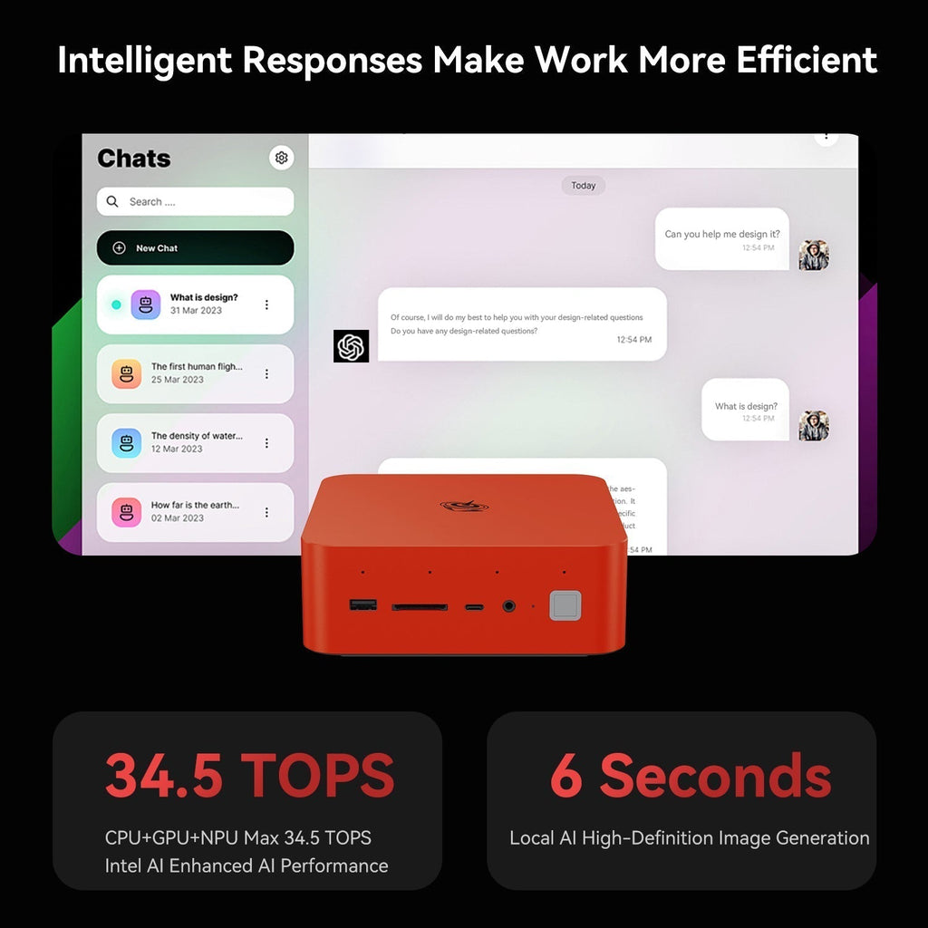 Beelink GTi14 Ultra AI PC Intel® Core™ Ultra 9 185H (OpenClaw Pre-Installed)