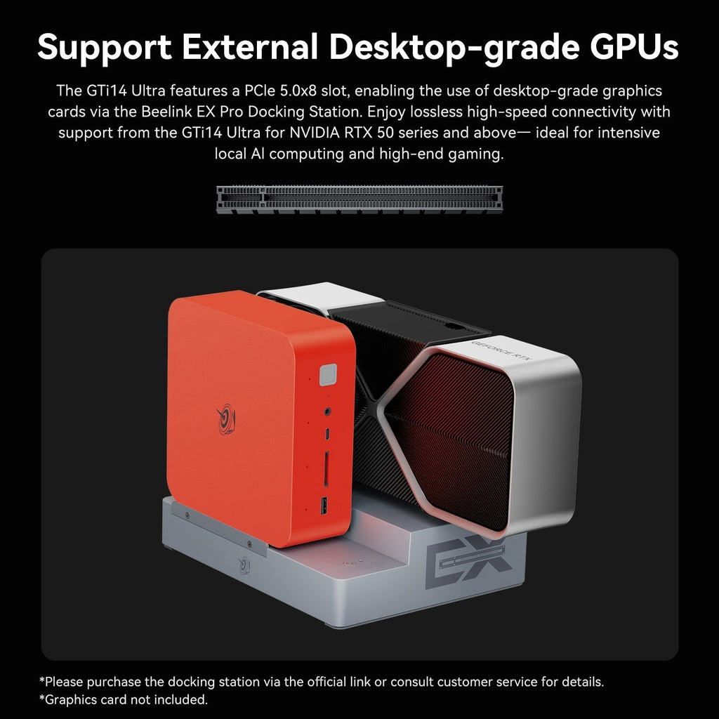 Beelink GTi14 Ultra AI PC Intel® Core™ Ultra 9 185H (OpenClaw Pre-Installed)