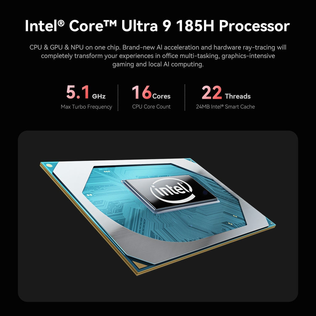 Beelink GTi14 Ultra AI PC Intel® Core™ Ultra 9 185H (OpenClaw Pre-Installed)