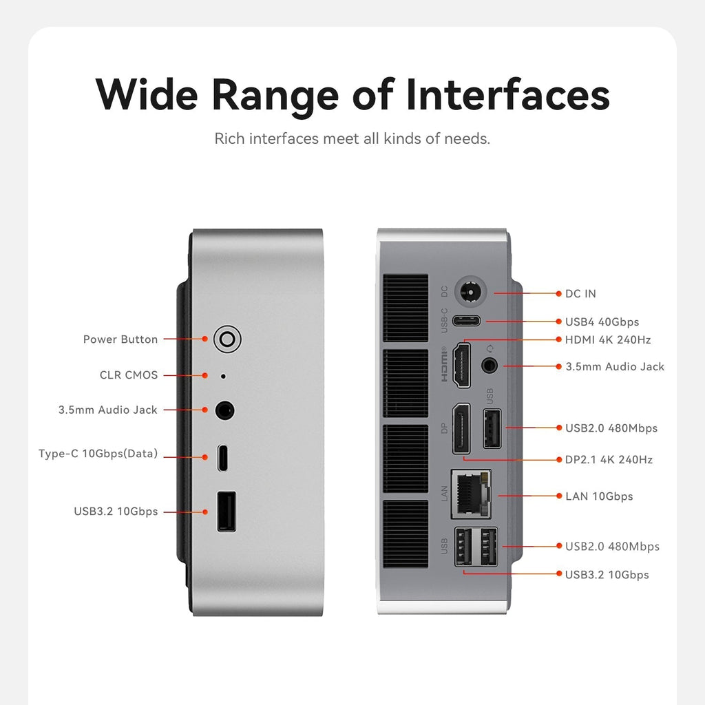 Beelink SER9 MAX AMD Ryzen™ 7 H 255/H260/H350