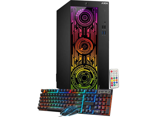 AXOII RGB Gaming Desktop PC (Intel i5-8400, RTX 3050)